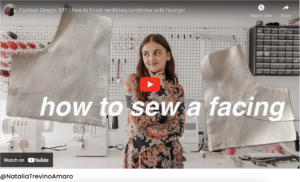 How to sew a facing for necklines and armholes – sewing facing technique