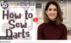 Sewing darts in fabric – create shaping in garments with darts