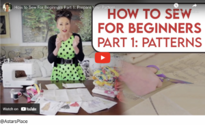 Preparing a sewing pattern for use – cutting and marking tips