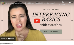 All about interfacing – how to use interfacing in sewing projects