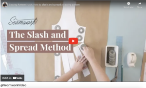 Slash and spread pattern alteration technique – how to adjust patterns for fit