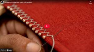 How to sew beads and sequins – hand and machine bead embroidery for beginners