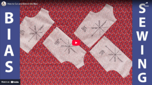 Sewing on the bias – working with bias-cut fabric for drape an