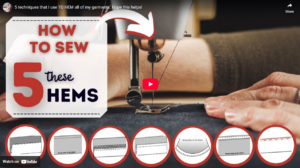 How to hem fabric – finishing raw edges for professional results