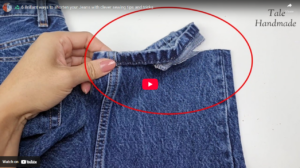 How to hem jeans – maintaining the original hem and professional finish