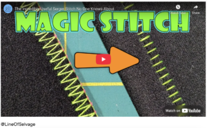 Flatlock seam – creating flat, stretchy seams in knits and activewear