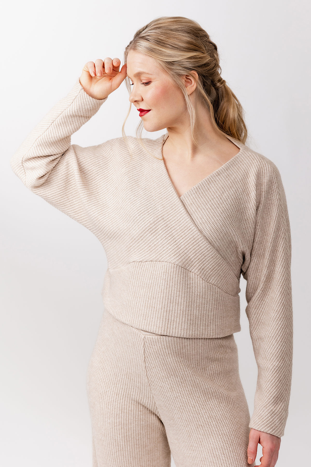 Kajo batwing wrap sweater & dress