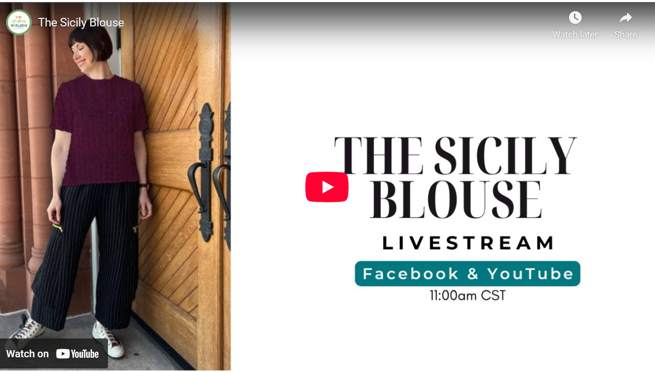 Sicily Blouse Sew-along