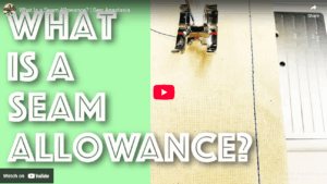 Step-by-step video tutorial on sewing seam allowance, demonstrating accurate measuring, stitching, and finishing techniques for garments, quilts, and home décor; expert sewing instruction by SewShare for all skill levels.