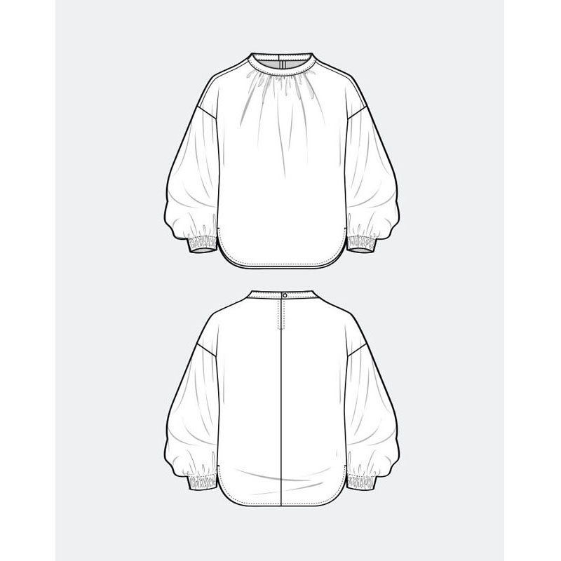 Aziza Tunic Top PDF Pattern