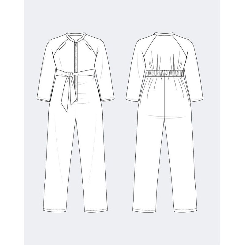 Suad Jumpsuit Sewing Pattern
