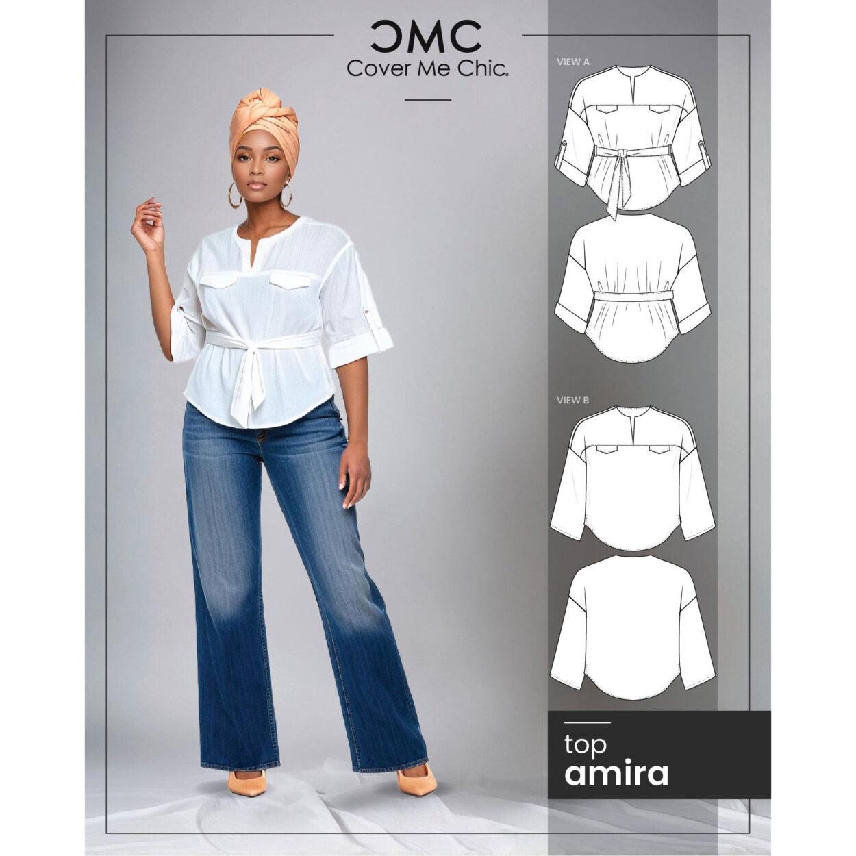 Amira Top PDF Sewing Pattern