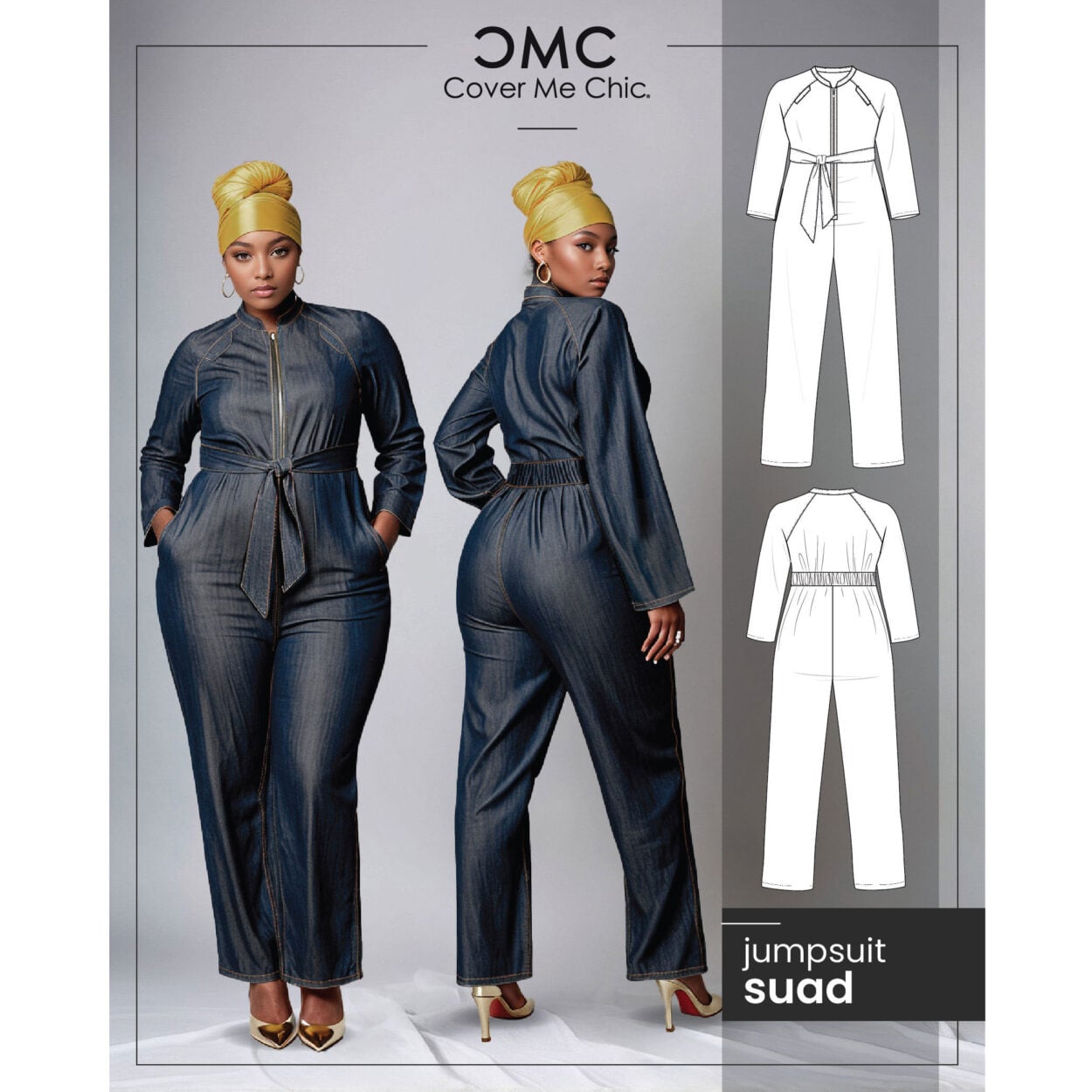 Suad Jumpsuit Sewing Pattern