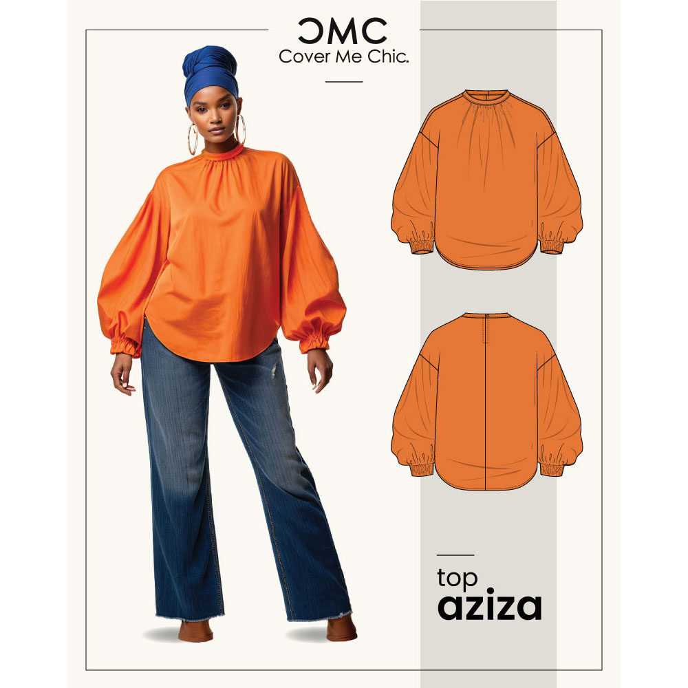 Aziza Tunic Top PDF Pattern
