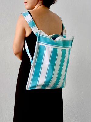 2Way Shopping Bag Pattern/ Back bag & Tote Bag/ 3 different size 2Way Shopping Bag Pattern/ Back bag & Tote Bag/ 3 different size