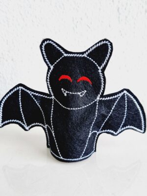 Halloween Bat Led Candle Embroidery in the hoop
