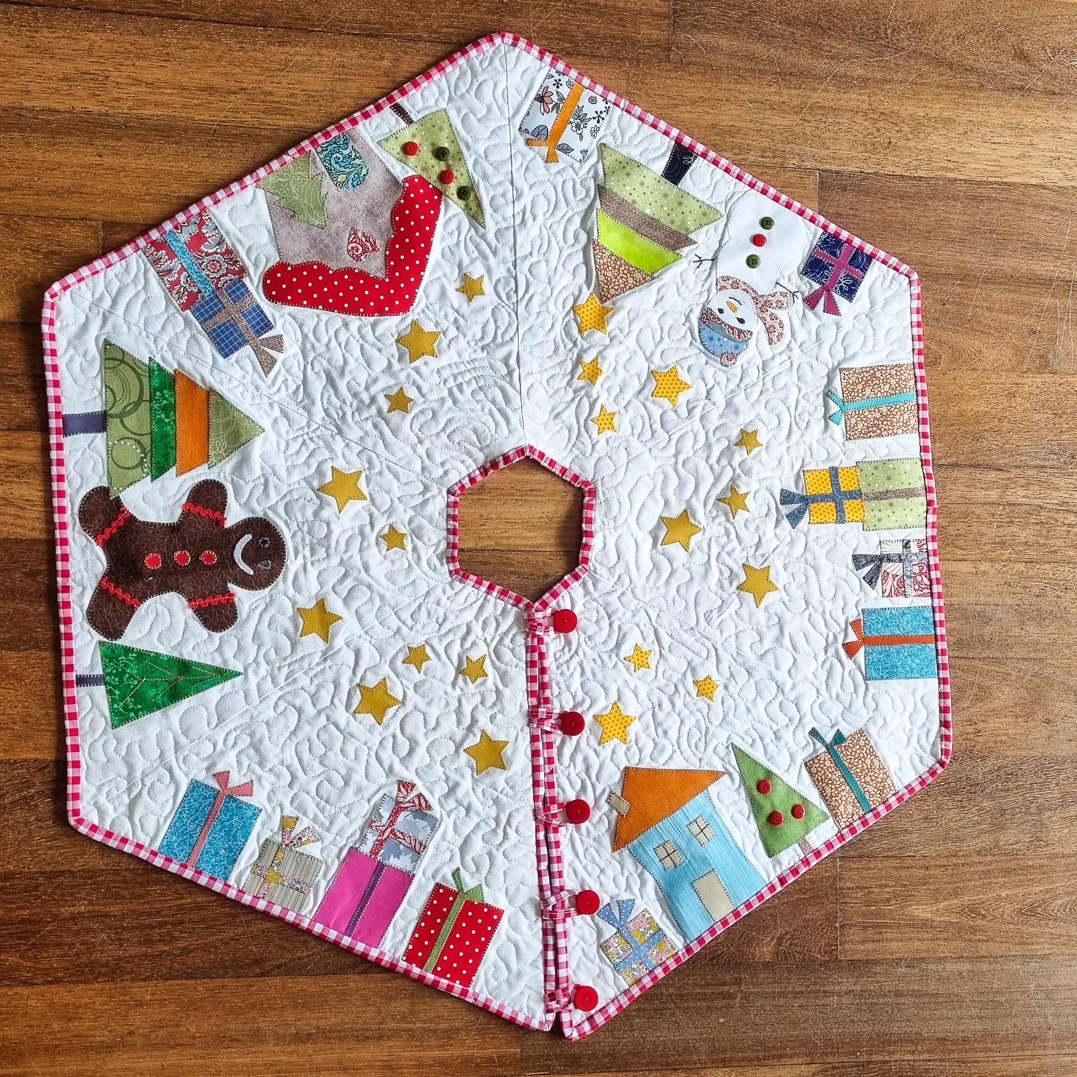 Christmas Tree Skirt PDF Pattern /Applique Christmas Tree Skirt PDF Pattern /Applique