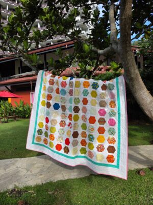 Hexagon Quilt/ Twin size Quilt Pattern Hexagon Quilt/ Twin size Quilt Pattern