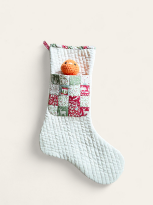 Christmas Stocking Sewing Pattern with Candy Pocket & FPP Star Block Christmas Stocking Sewing Pattern with Candy Pocket & FPP Star Block