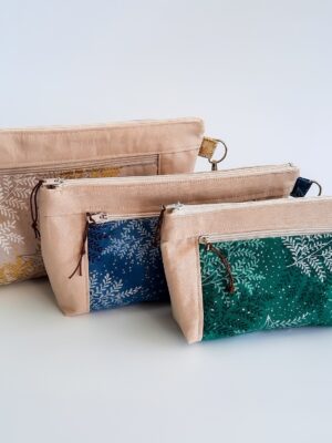 Double Zipper Pouch Pattern/3 Sizes with tutorial Double Zipper Pouch Pattern/3 Sizes with tutorial