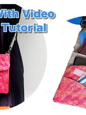 Crossbody Phone Bag PDF Pattern/ 2 different sizes Crossbody Phone Bag PDF Pattern/ 2 different sizes