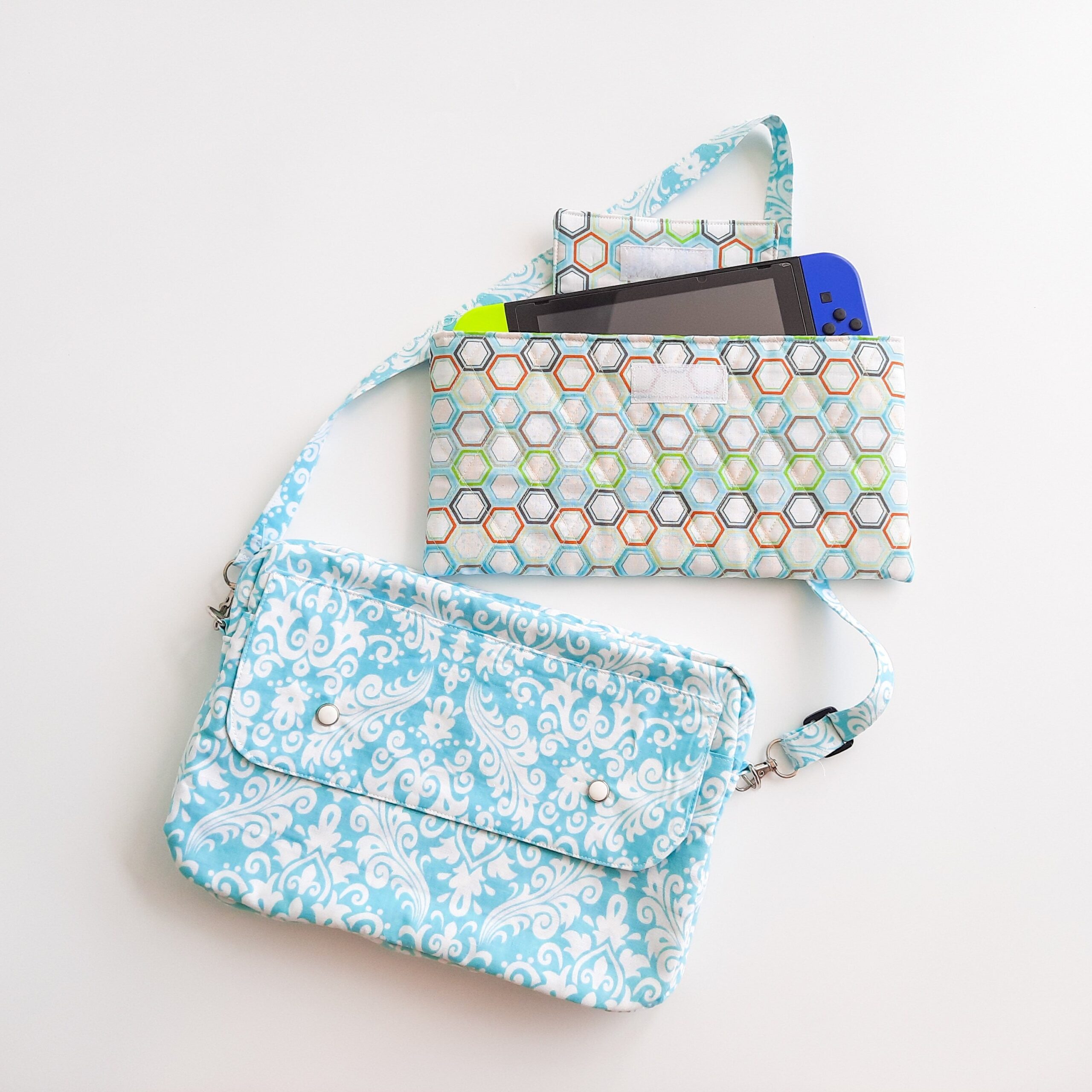 Game console Bag and Pouch pattern together.