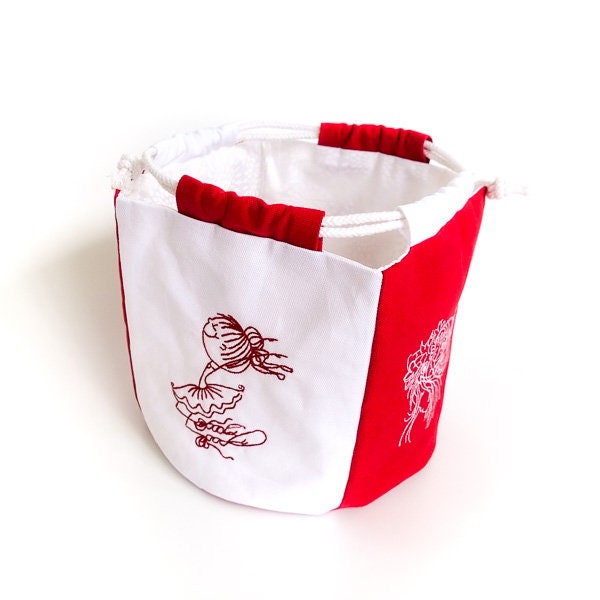 Japanese Drawstring Pouch Pattern/ Craft Pouch Japanese Drawstring Pouch Pattern/ Craft Pouch