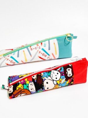 Triangle Pencil Case Pattern with 2 different size Triangle Pencil Case Pattern with 2 different size