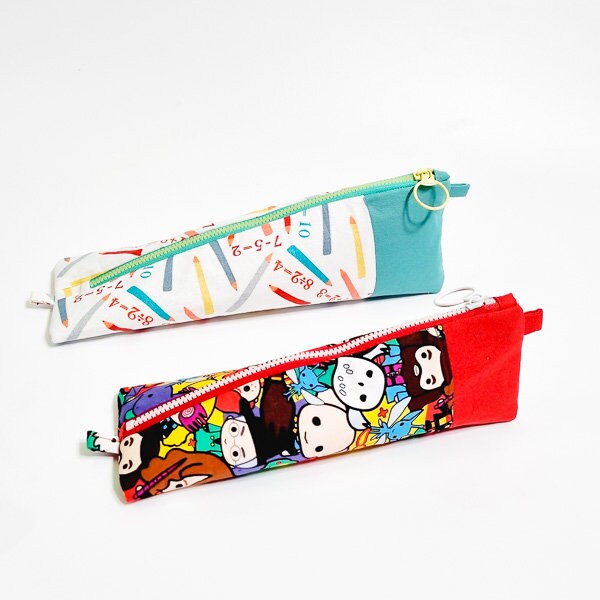 Triangle Pencil Case Pattern with 2 different size Triangle Pencil Case Pattern with 2 different size