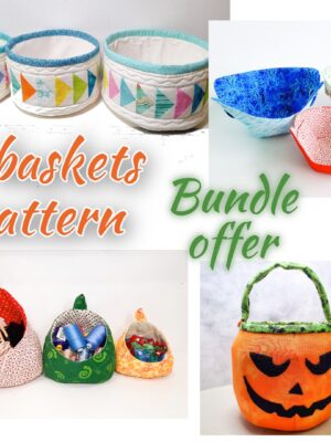 Bundle sale 4 Fabric basket pattern Bundle sale 4 Fabric basket pattern