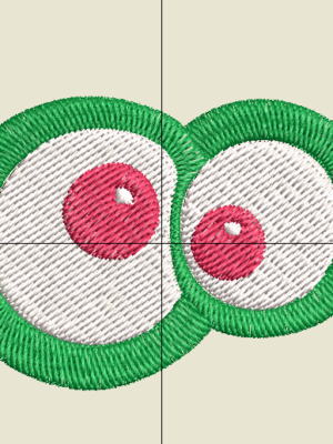 Monster Eyes / Machine Embroidery Design 3 designs