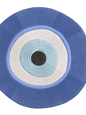 Evil Eye 🧿 Blue Eye / Nazar, Machine Embroidery Design 4 Sizes Evil Eye 🧿 Blue Eye / Nazar, Machine Embroidery Design 4 Sizes
