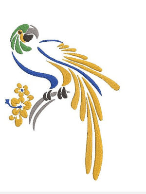 Parrot Machine Embroidery Design