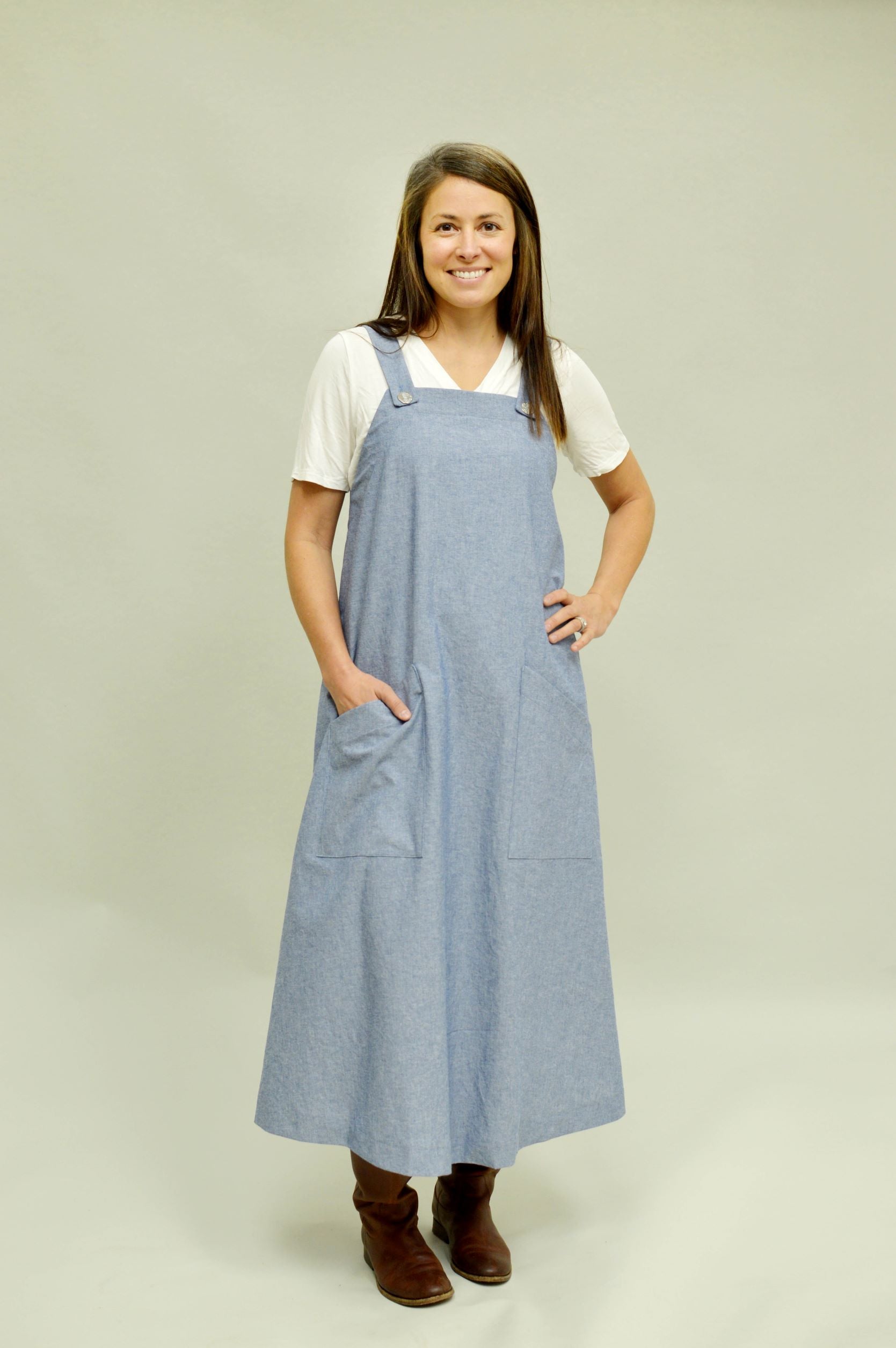 Basics Pinafore Dress Basics Pinafore Dress