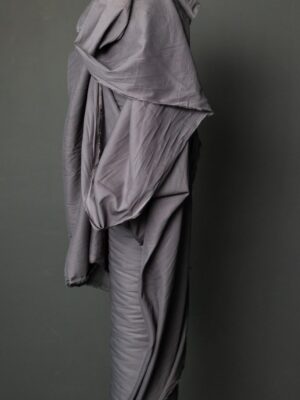 Organic Cotton Voile – Powder Grey Organic Cotton Voile – Powder Grey