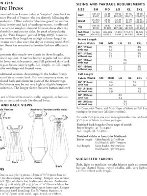 215 Empire Dress 215 Empire Dress