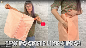 Inseam pockets