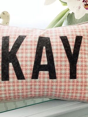 Spell It Out! Pillow Sewing Pattern