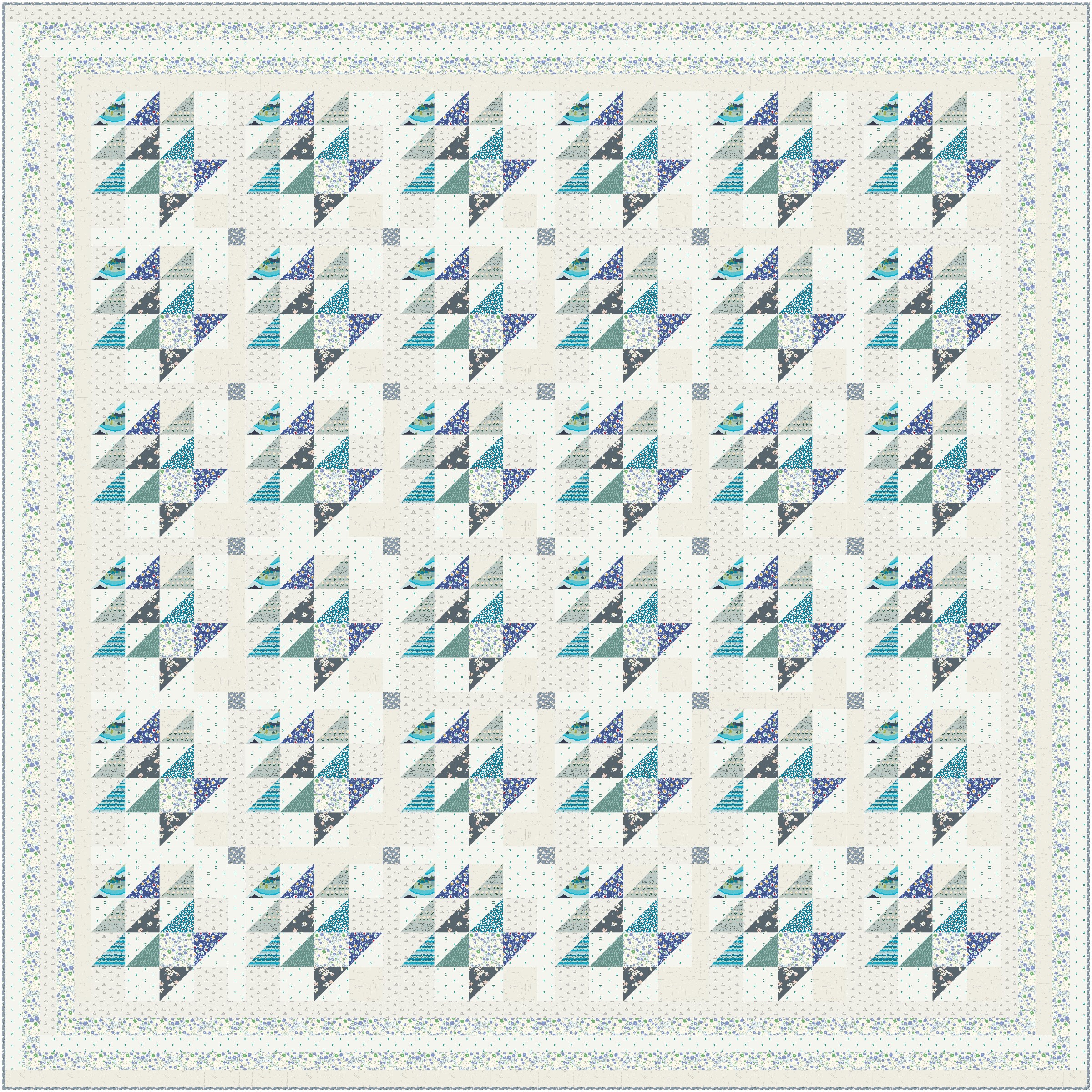 Blooming-Baskets-quilt-on-SewShare-light-recolor