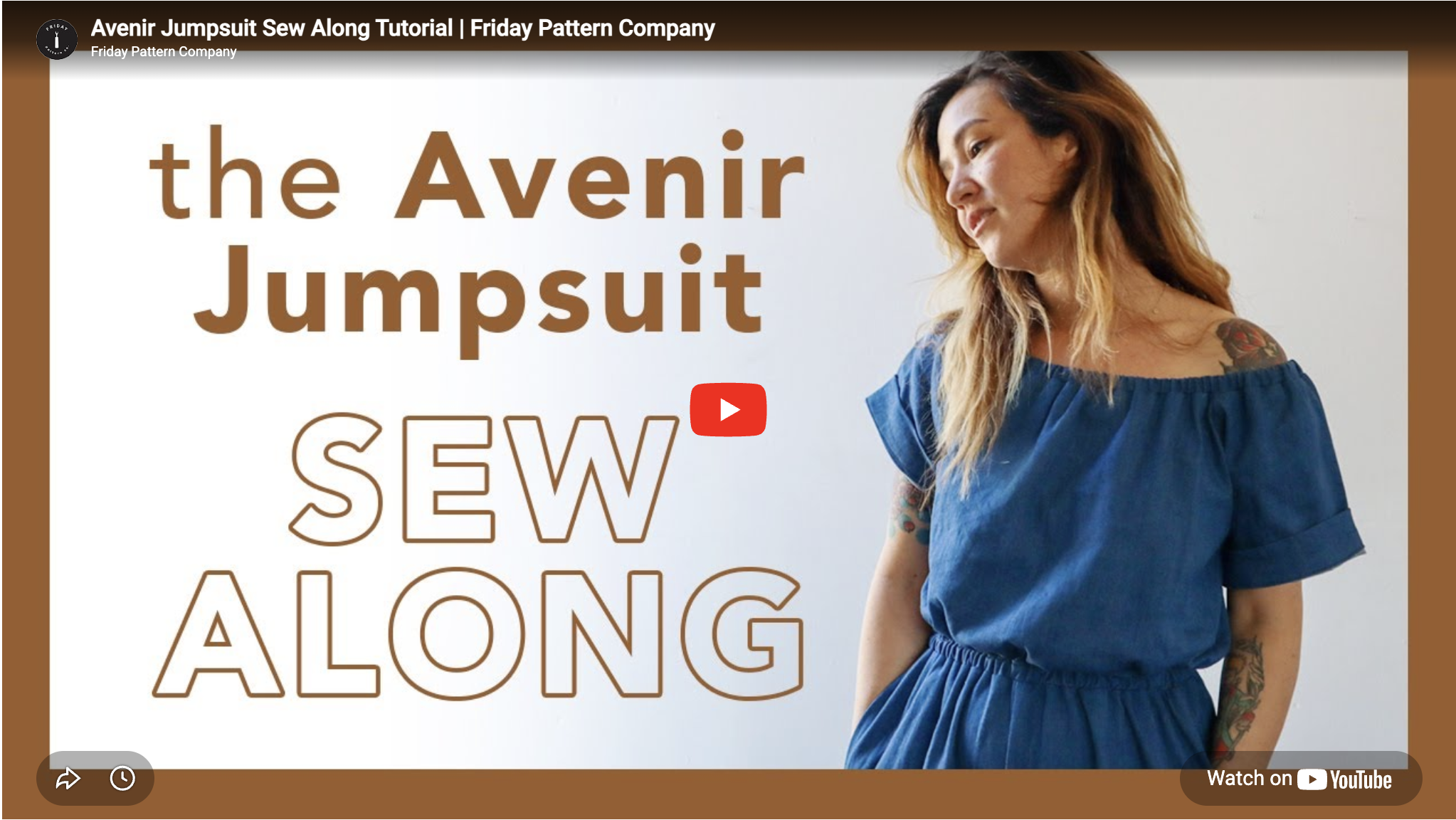 Avenir Jumpsuit Sew-along