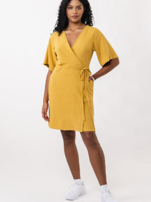 Aaria mini wrap dress