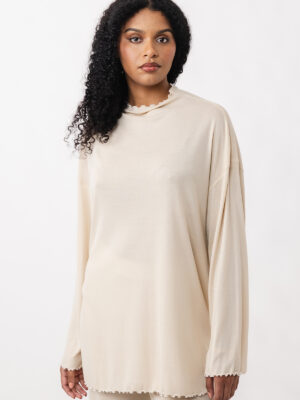 Olo Funnel Neck & V-neck Tee Olo Funnel Neck & V-neck Tee