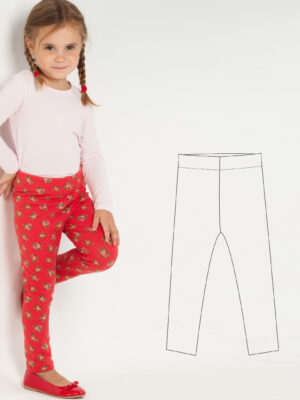 ENNA Kids Leggings Sewing Pattern PDF | Baby & Toddler Slim Fit Leggings 12M–11Y | Beginner-Friendly | Instant Download
