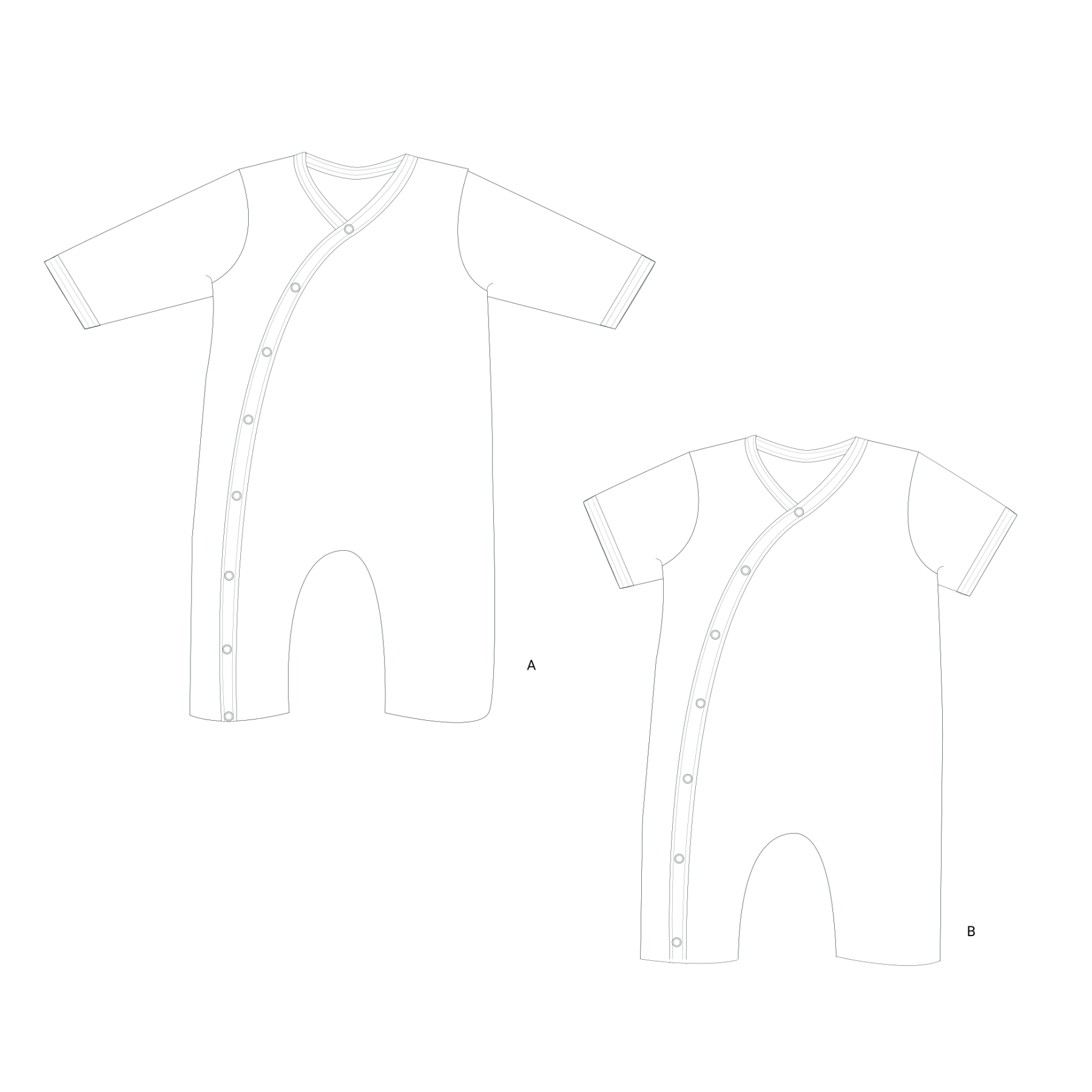 LEON Baby Romper Sewing Pattern PDF – Simple Footless Romper – Sizes 0m–4y – Easy Baby Outfit – Newborn Gift – Instant Download LEON Baby Romper Sewing Pattern PDF – Simple Footless Romper – Sizes 0m–4y – Easy Baby Outfit – Newborn Gift – Instant Download