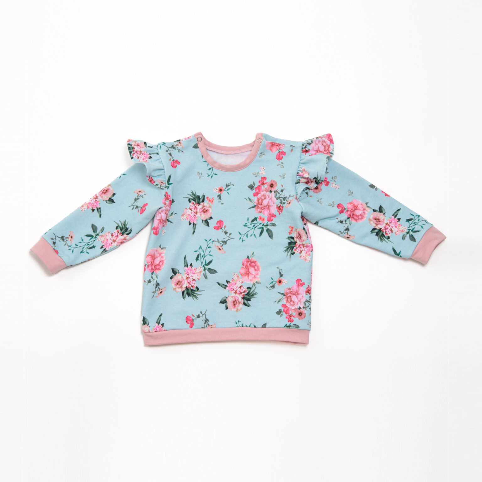 Sewing pattern baby sweatshirt dress SOPHIE PDF 2 in 1- sizes 0m-4y