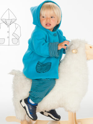 TORETTO baby jacket sewing pattern ebook pdf