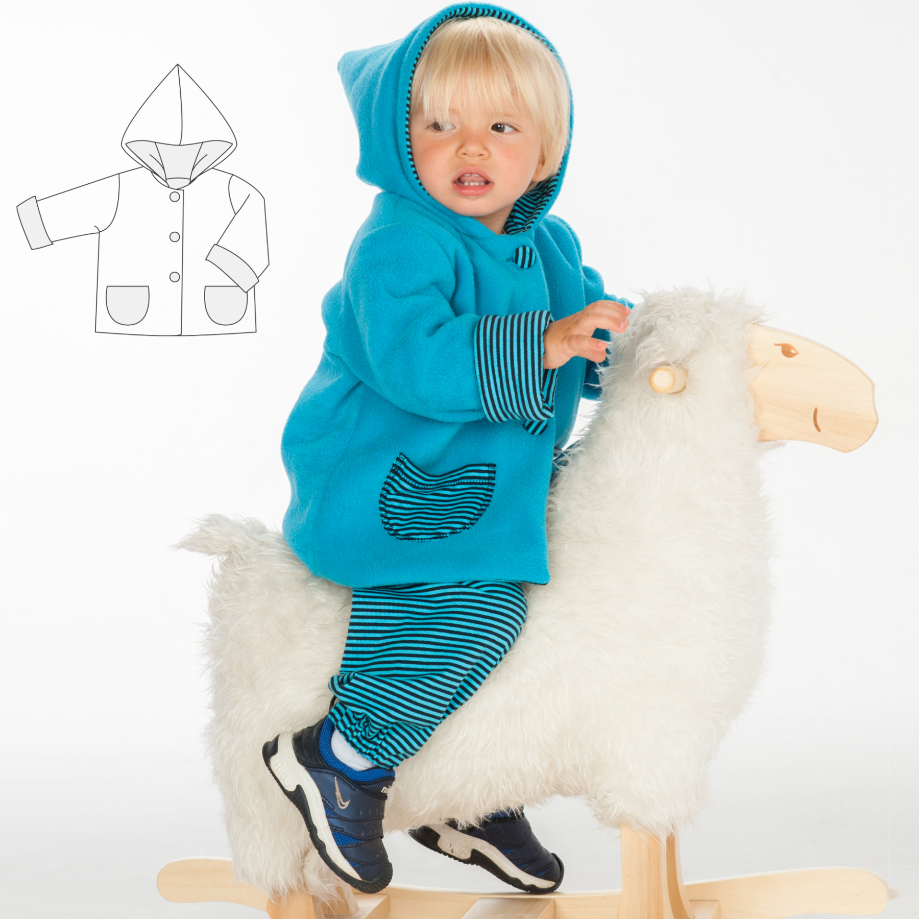 TORETTO baby jacket sewing pattern ebook pdf TORETTO baby jacket sewing pattern ebook pdf