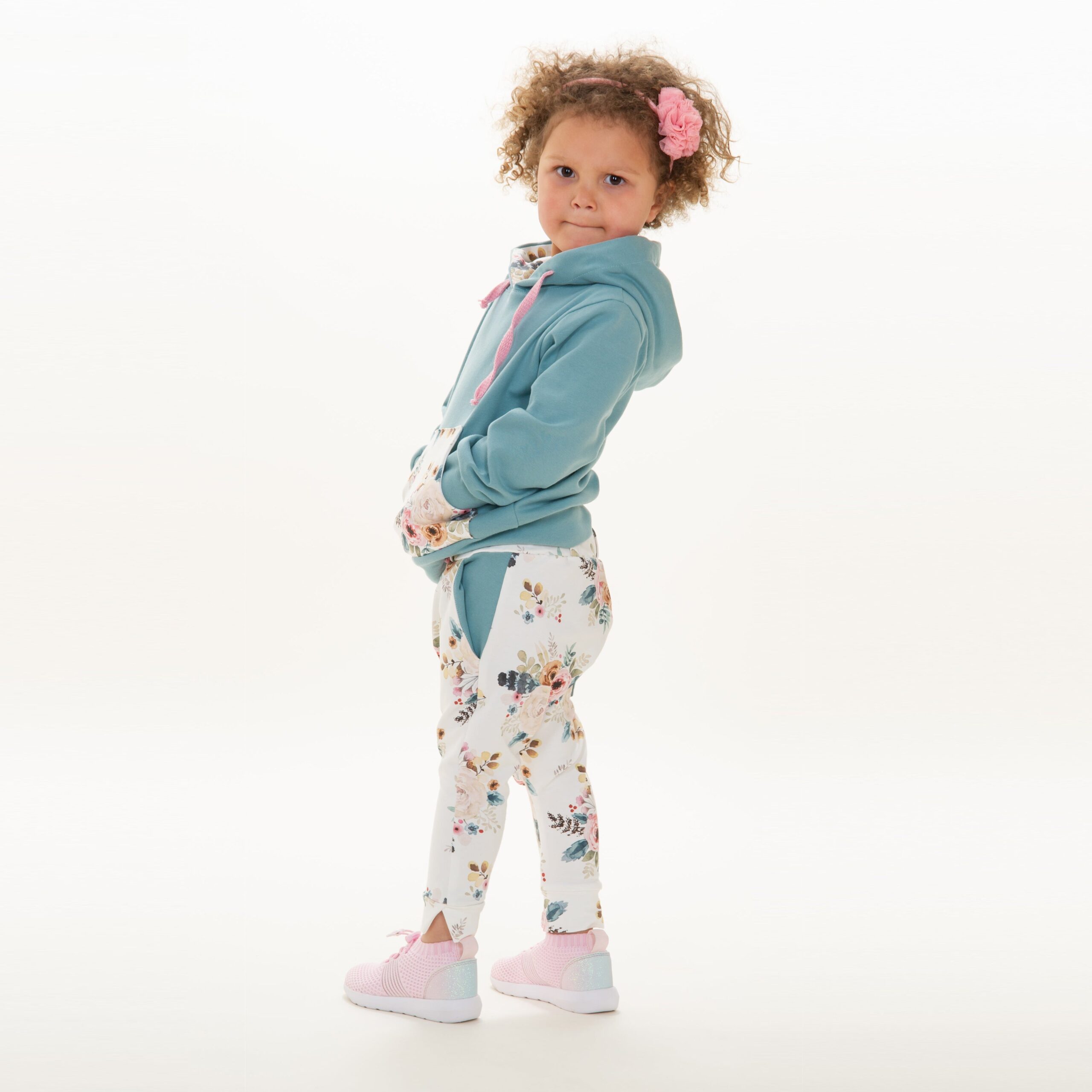 Sewing patterns sweatshirt hoodie and harem pants, jogging pants FLY and DADO from Patternforkids