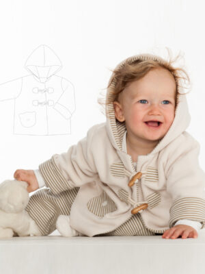 Baby & Toddler Hooded Jacket Sewing Pattern PDF | Lined Coat with Bear Appliqué 3M–4Y | Patternforkids Baby & Toddler Hooded Jacket Sewing Pattern PDF | Lined Coat with Bear Appliqué 3M–4Y | Patternforkids