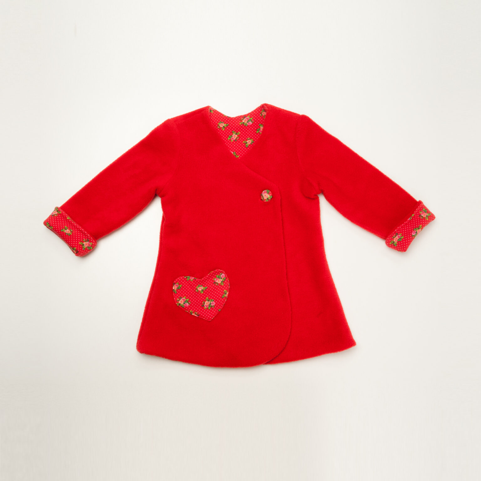 LENA Wrap Tunic, Jacket & Dress Sewing Pattern PDF | 3 Variations 2Y–9Y | Girls’ Layering Outfit | Instant Download